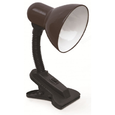 Светильник наст.СНП 21Ч-E27 230В прищепка IN HOME чер.-1