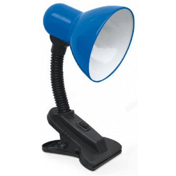 Светильник наст. СНП 21ТС-E27 230В прищепка IN HOME син.-1