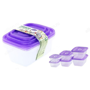 Набор контейнеров 6шт МИКС Ф2499-2