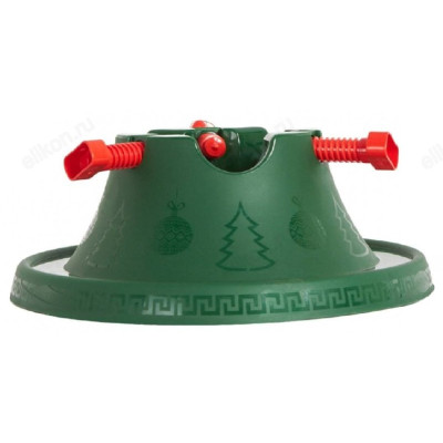 Подставка для ёлки с винтами Н0201 зеленая-1