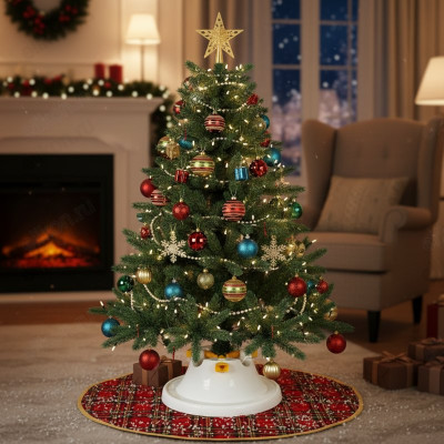 Подставка для ёлки с винтами Н0207 белая-2