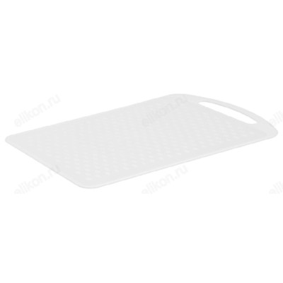 Доска разделочная пластик 250*160*4 П3407 белая-1