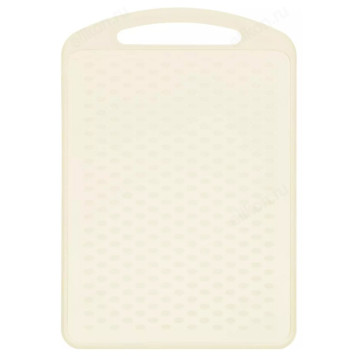 Доска разделочная пластик 250*160*4 П3424 кремовая-1