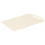 Доска разделочная пластик 250*160*4 П3424 кремовая