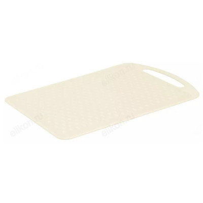 Доска разделочная пластик 250*160*4 П3424 кремовая