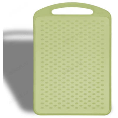 Доска разделочная пластик П3428 оливковая-2