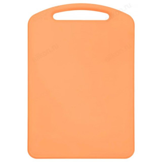 Доска разделочная пластик 250*160*4 П3431 персиковая-1