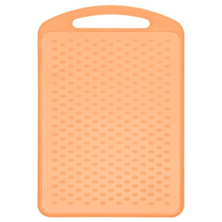 Доска разделочная пластик 250*160*4 П3431 персиковая