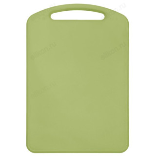 Доска разделочная пластик 289*185*4,5 П3528 оливковая-1