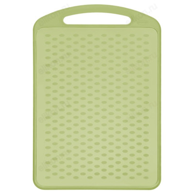 Доска разделочная пластик 289*185*4,5 П3528 оливковая