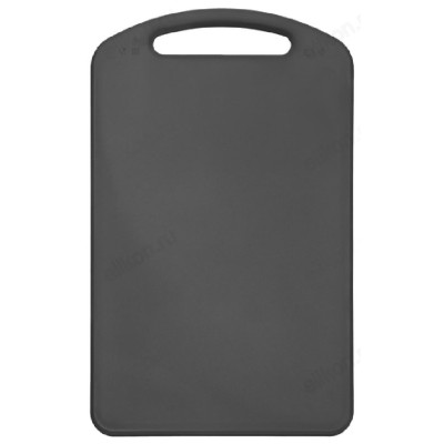 Доска разделочная пластик 289*185*4,5 П3529 серая-2