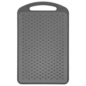 Доска разделочная пластик 289*185*4,5 П3529 серая