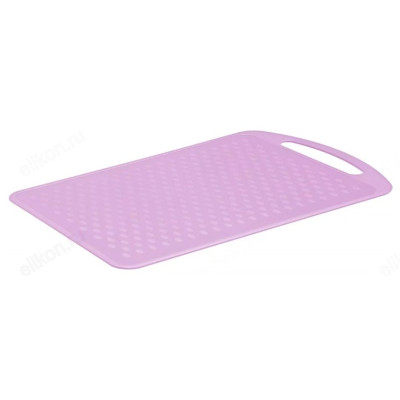 Доска разделочная пластик 289*185*4,5 П3530 фиалковая-1