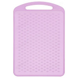 Доска разделочная пластик 289*185*4,5 П3530 фиалковая