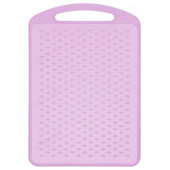 Доска разделочная пластик 289*185*4,5 П3530 фиалковая
