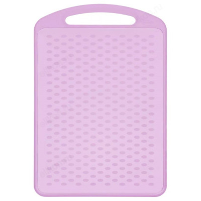 Доска разделочная пластик 289*185*4,5 П3530 фиалковая