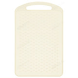 Доска разделочная пластик 328*210*5 П3624 кремовая