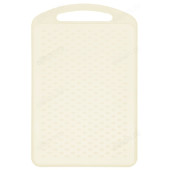 Доска разделочная пластик 328*210*5 П3624 кремовая