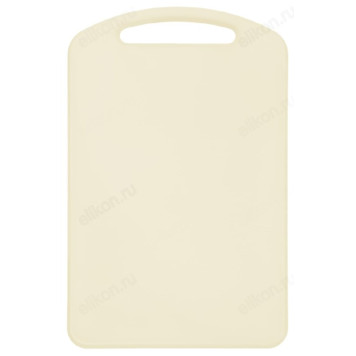 Доска разделочная пластик 328*210*5 П3624 кремовая-2