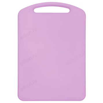 Доска разделочная пластик 328*210*5 П3630 фиалковая-1