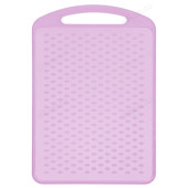 Доска разделочная пластик 328*210*5 П3630 фиалковая