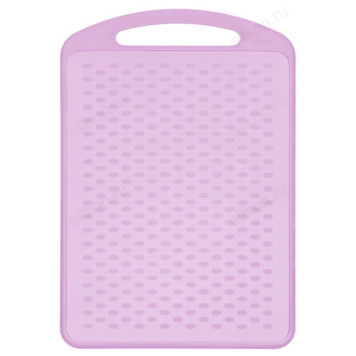 Доска разделочная пластик 328*210*5 П3630 фиалковая