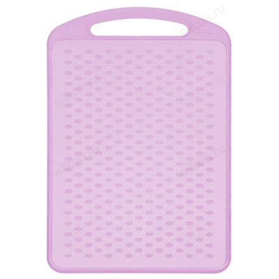 Доска разделочная пластик 328*210*5 П3630 фиалковая