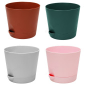 Горшок для цветов 3,6л с поддоном В03-3/6 микс