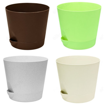 Горшок для цветов 5,6л с поддоном В05 микс