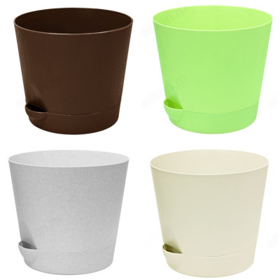 Горшок для цветов 5,6л с поддоном В05 микс