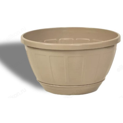 Горшок д/цветов подвесной 5,3л с/п В0832 латте-1