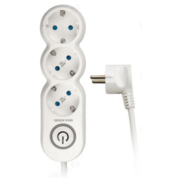 Удлинитель JaZZway EX-03GS-150 (3 роз.1,5 м, заземление) 16А