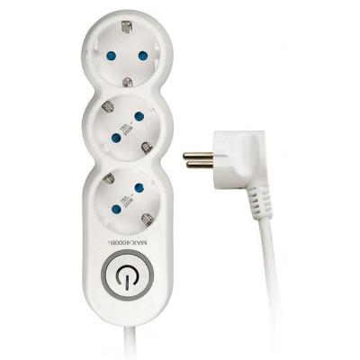 Удлинитель JaZZway EX-03GS-150 (3 роз.1,5 м, заземление) 16А