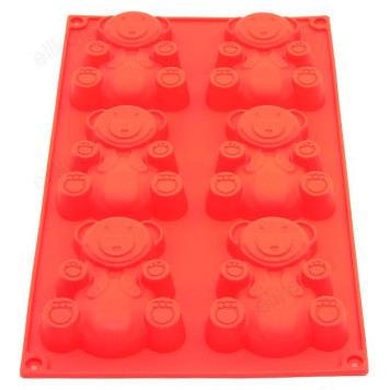 Форма для выпечки JN-00326 мишки*6шт-2