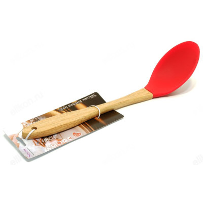 Ложка поварская силикон JN-00341 дер.руч