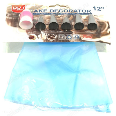 Мешок кондитерский JN-00345 с насадками 12