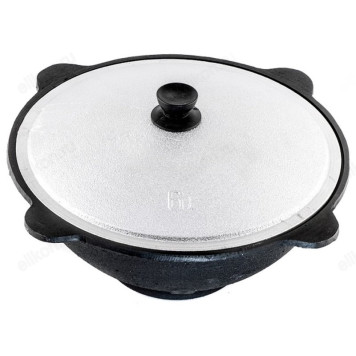 Казан чугун с крышкой JENNA JN-00411 6л-4