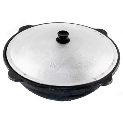 Казан чугун с крышкой JENNA JN-00416 12л