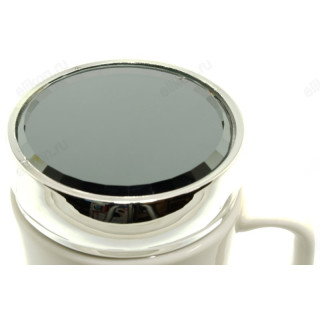 Кружка с крышкой-зеркалом JENNA JN-00500-2