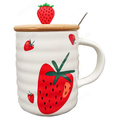 Кружка с крышкой JENNA JN-00512