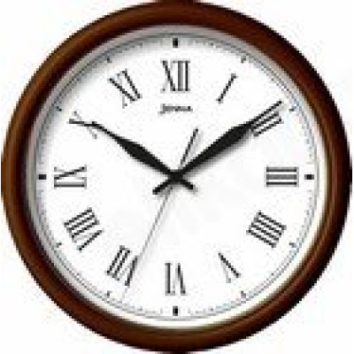 Часы настенные  Jenna Jn-100029, пластик, коричневые