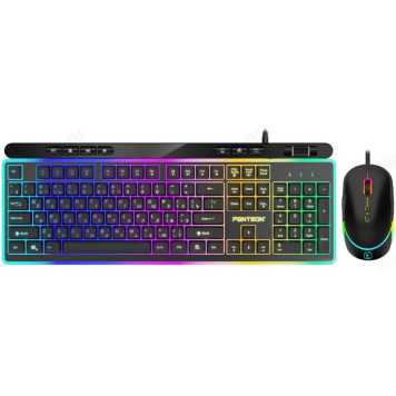 Комплект клавиатура+мышь JETACCESS PANTEON GS230 черный