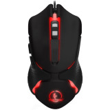 Мышь игровая JETACCESS PANTEON MS67 черная (1200-3600dpi, 6 кнопок, LED-подсветка, USB)