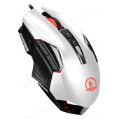 Мышь игровая JETACCESS PANTEON MS75 белая (200-7200 dpi, 8 кн., LED, ПО, кабель 1.8м, USB)программируемая Мышь игровая JETACCESS PANTEON MS75 белая (200-7200 dpi, 8 кн., LED, ПО, кабель 1.8м, USB)программируемая