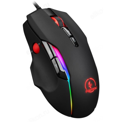 Мышь игровая JETACCESS PANTEON PS150, черная 200-6400/12400DPI-1