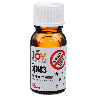Препарат от клещей JOY Бриз 12мл для обработки территории 189-077-1