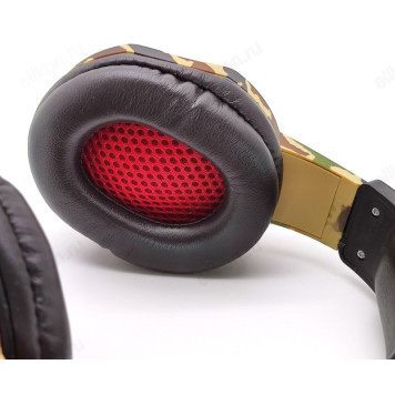 Проводные наушники Kadum G10, хаки зеленные-1