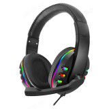 Гарнитура проводная игровая KADUM G14 (3.5 мм/USB) черная