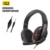 Гарнитура проводная игровая KADUM G2 (3.5 мм/USB) красные Гарнитура проводная игровая KADUM G2 (3.5 мм/USB) красные