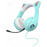 Наушники для ПК KADUM G39B 3,5мм/USB голубые